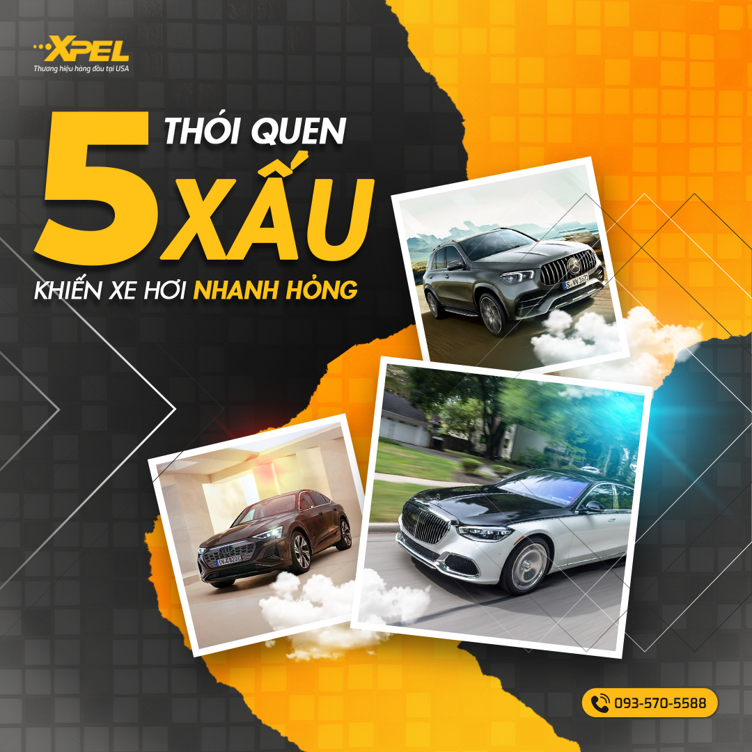 05 Thói quen xấu khi sử dụng khiến xe hơi nhanh hỏng